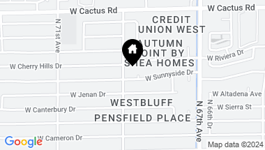 Map of 6856 W SUNNYSIDE Drive, Peoria AZ, 85345