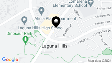 Map of 25451 Barents, Laguna Hills CA, 92653