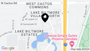 Map of 11666 N 28TH Drive # 263, Phoenix AZ, 85029