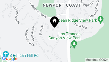 Map of 11 Shoreridge, Newport Coast CA, 92657