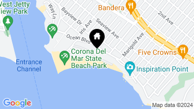 Map of 3200 Breakers Drive, Corona del Mar CA, 92625