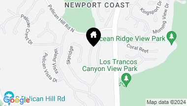 Map of 15 Shoreridge, Newport Coast CA, 92657