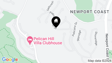 Map of 38 Pelican Crest Drive, Newport Coast CA, 92657