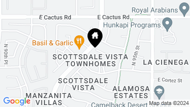 Map of 9415 E RIVIERA Drive, Scottsdale AZ, 85260