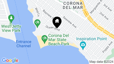 Map of 3047 Ocean Boulevard, Corona Del MAR CA, 92625