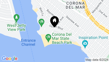 Map of 3000 Breakers Drive, Corona del Mar CA, 92625
