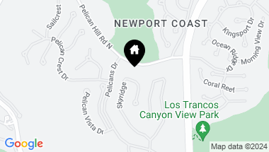 Map of 21 Skyridge, Newport Coast CA, 92657
