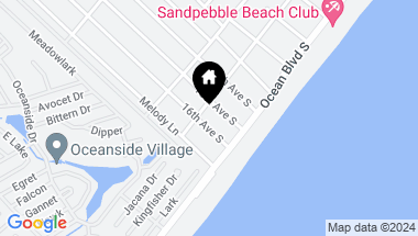 Map of 118 A 16th Ave. S, Surfside Beach SC, 29575