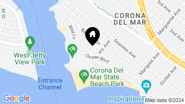 Map of 2914 Ocean Boulevard, Corona del Mar CA, 92625