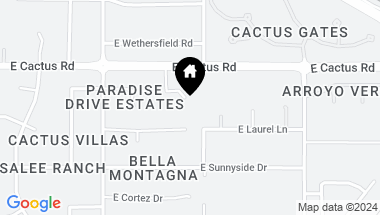 Map of 12140 N 106th Street, Scottsdale AZ, 85259