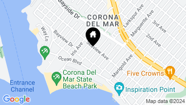 Map of 226 Jasmine Avenue, Corona del Mar CA, 92625