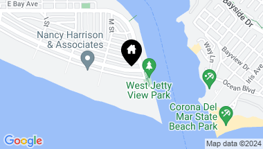 Map of 2157 E Ocean Boulevard, Newport Beach CA, 92661
