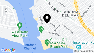 Map of 2811 Ocean Lane, Corona del Mar CA, 92625