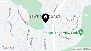 Map of 21 Via Palladio, Newport Coast CA, 92657