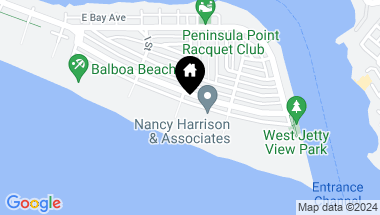 Map of 2008 E Oceanfront, Newport Beach CA, 92661
