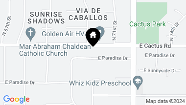 Map of 70XX E PARADISE Drive # 4A, Scottsdale AZ, 85254
