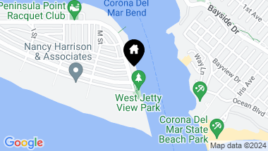 Map of 2286 Channel Road, Newport Beach CA, 92661