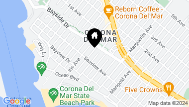Map of 315 Jasmine Avenue, Corona del Mar CA, 92625