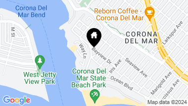 Map of 2724 Ocean Boulevard, Corona del Mar CA, 92625