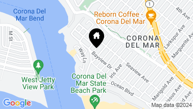 Map of 211 Goldenrod Avenue, Corona del Mar CA, 92625