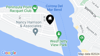 Map of 2133 Seville Avenue, Newport Beach CA, 92661