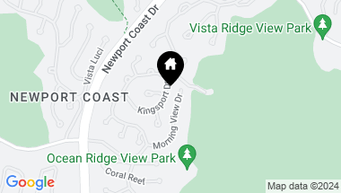 Map of 6 Kingsport Drive, Newport Coast CA, 92657