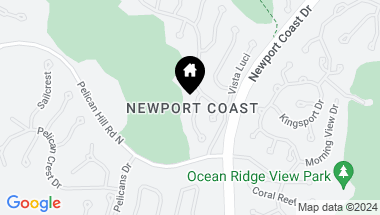 Map of 16 Channel, Newport Coast CA, 92657