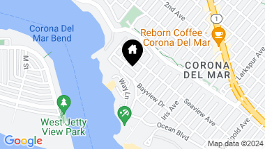 Map of 2624 Ocean Boulevard, Corona del Mar CA, 92625