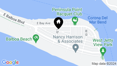 Map of 1703 Plaza Del Sur, Newport Beach CA, 92661