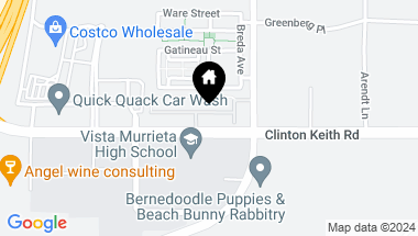 Map of 28381 Socorro Street 40, Murrieta CA, 92563