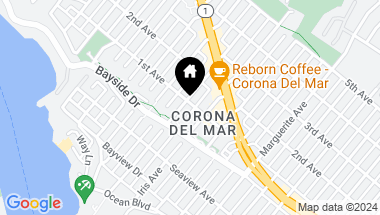 Map of 414 Heliotrope Avenue, Corona del Mar CA, 92625
