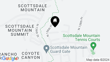 Map of 13654 E CHARTER OAK Drive, Scottsdale AZ, 85259