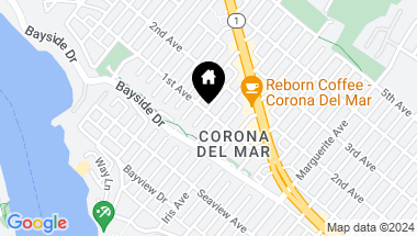 Map of 417 Heliotrope Avenue, Corona del Mar CA, 92625