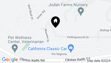 Map of 23658 Hollingsworth Drive, Murrieta CA, 92562