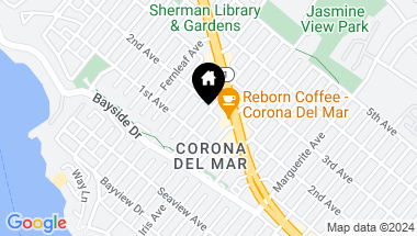 Map of 430 1/2 Heliotrope Avenue, Corona del Mar CA, 92625