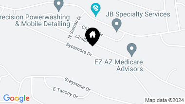Map of 15716 E SYCAMORE Drive, Fountain Hills AZ, 85268