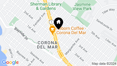 Map of 510 Iris Avenue, Corona del Mar CA, 92625