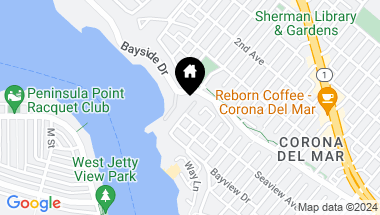 Map of 309 Carnation Avenue 4, Corona del Mar CA, 92625