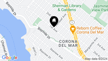 Map of 418 Fernleaf Avenue, Corona del Mar CA, 92625