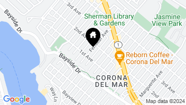 Map of 430 Fernleaf Avenue, Corona del Mar CA, 92625