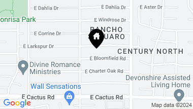 Map of 5430 E BLOOMFIELD Road, Scottsdale AZ, 85254