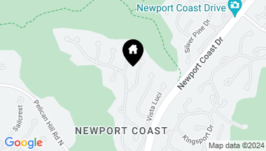 Map of 25 Vista Tramonto, Newport Coast CA, 92657