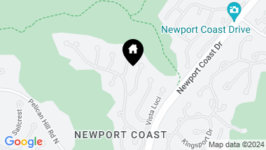 Map of 9 Vista Lesina, Newport Coast CA, 92657