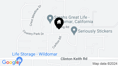 Map of 35994 Country Park Drive, Wildomar CA, 92595