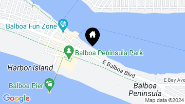 Map of 928 E Balboa Boulevard, Newport Beach CA, 92661