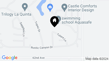 Map of 61564 Tulare Lane, La Quinta CA, 92253