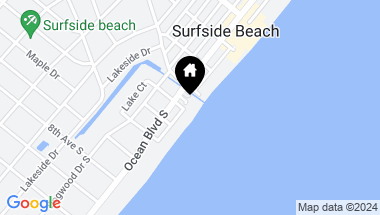 Map of 319B Ocean Blvd. S, Surfside Beach SC, 29575
