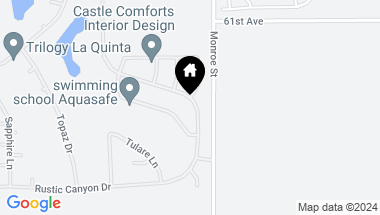 Map of 61395 Fire Barrel Drive, La Quinta CA, 92253