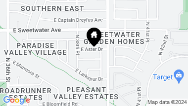 Map of 3911 E ASTER Drive, Phoenix AZ, 85032