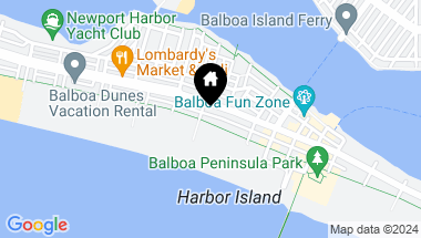 Map of 306 E Oceanfront A, Newport Beach CA, 92661